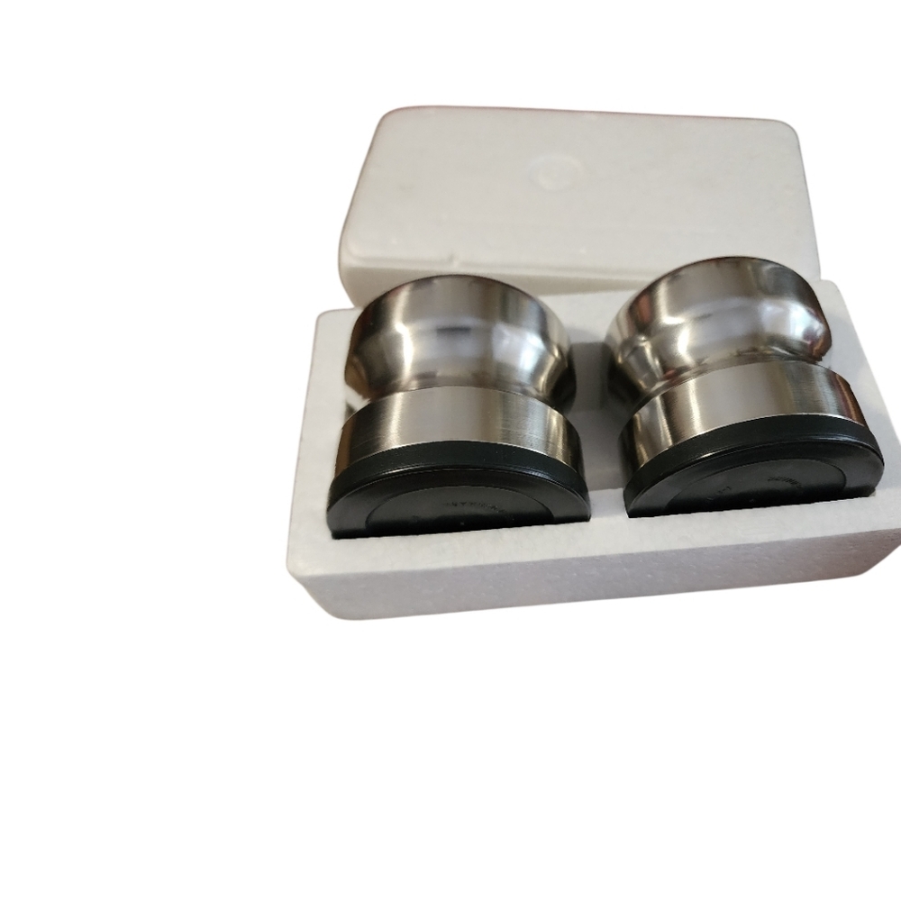 Stelton Vintage Danish Stainless Steel Salt And Pepper Shakers New In Box